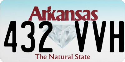 AR license plate 432VVH