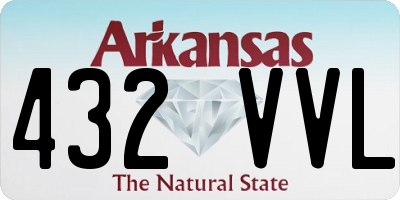 AR license plate 432VVL