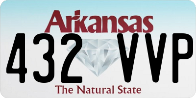AR license plate 432VVP