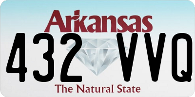 AR license plate 432VVQ