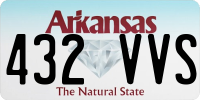 AR license plate 432VVS