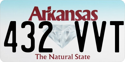 AR license plate 432VVT