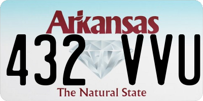 AR license plate 432VVU