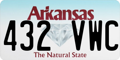 AR license plate 432VWC