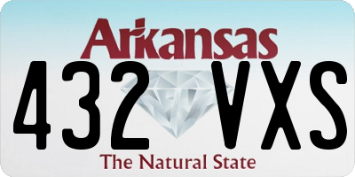 AR license plate 432VXS