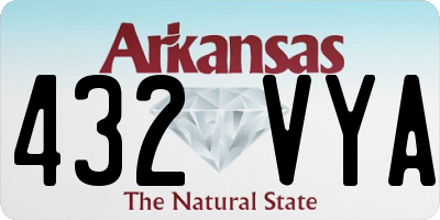 AR license plate 432VYA