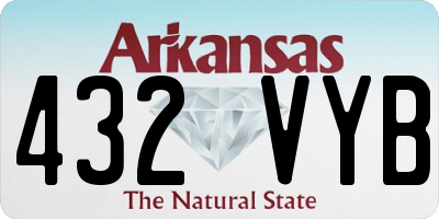 AR license plate 432VYB