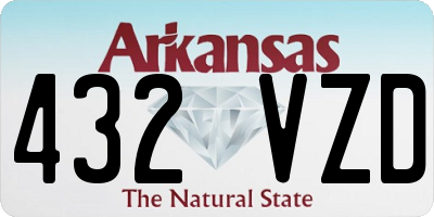 AR license plate 432VZD