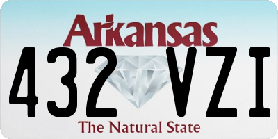 AR license plate 432VZI