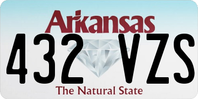 AR license plate 432VZS