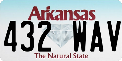 AR license plate 432WAV