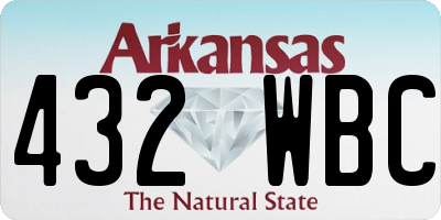 AR license plate 432WBC