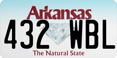 AR license plate 432WBL