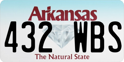 AR license plate 432WBS