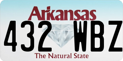AR license plate 432WBZ