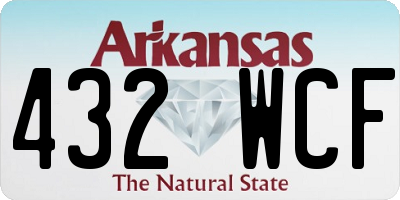 AR license plate 432WCF