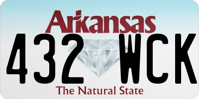 AR license plate 432WCK