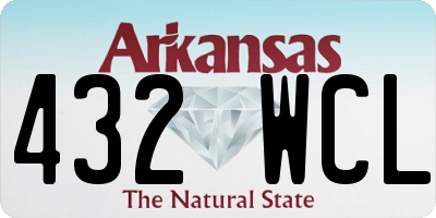 AR license plate 432WCL