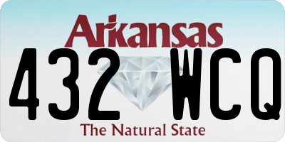 AR license plate 432WCQ