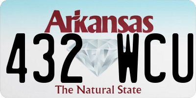 AR license plate 432WCU
