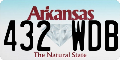 AR license plate 432WDB