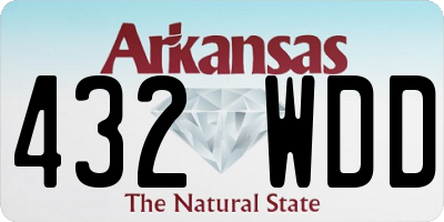 AR license plate 432WDD