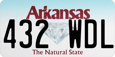 AR license plate 432WDL