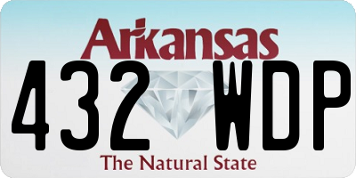 AR license plate 432WDP