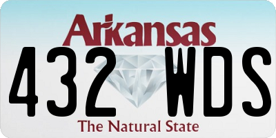AR license plate 432WDS