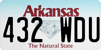 AR license plate 432WDU