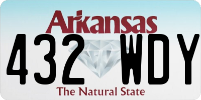 AR license plate 432WDY