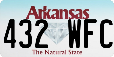 AR license plate 432WFC