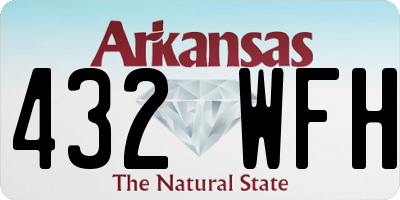 AR license plate 432WFH