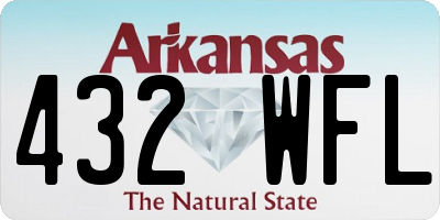AR license plate 432WFL
