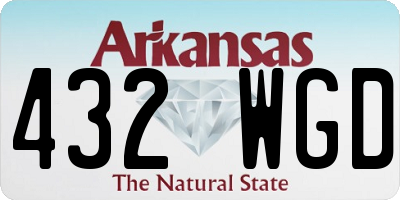 AR license plate 432WGD