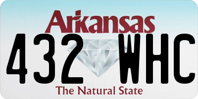 AR license plate 432WHC