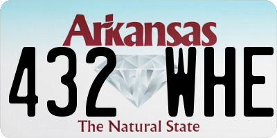 AR license plate 432WHE
