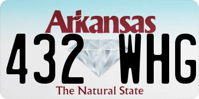 AR license plate 432WHG