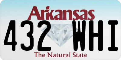 AR license plate 432WHI