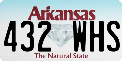 AR license plate 432WHS