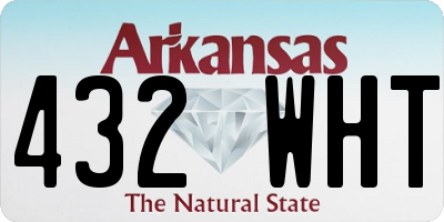 AR license plate 432WHT