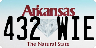 AR license plate 432WIE