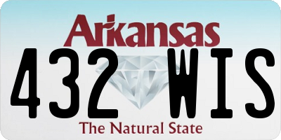 AR license plate 432WIS