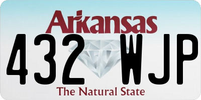 AR license plate 432WJP