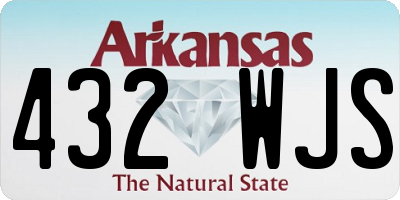 AR license plate 432WJS