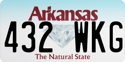 AR license plate 432WKG