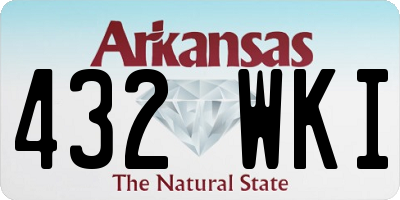 AR license plate 432WKI