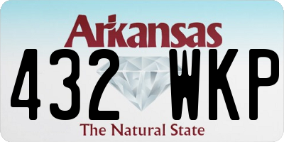 AR license plate 432WKP