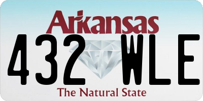 AR license plate 432WLE