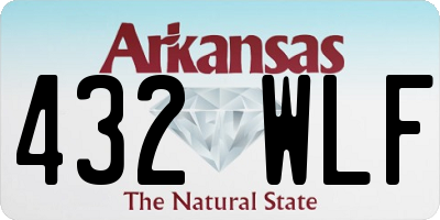AR license plate 432WLF